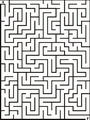 Dessins à colorier gratuits labyrinthe