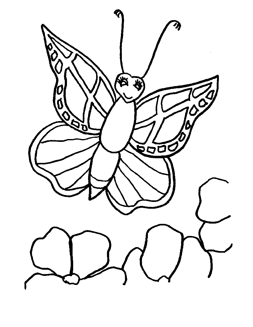 papillon_10.gif - Dessins papillon à colorier