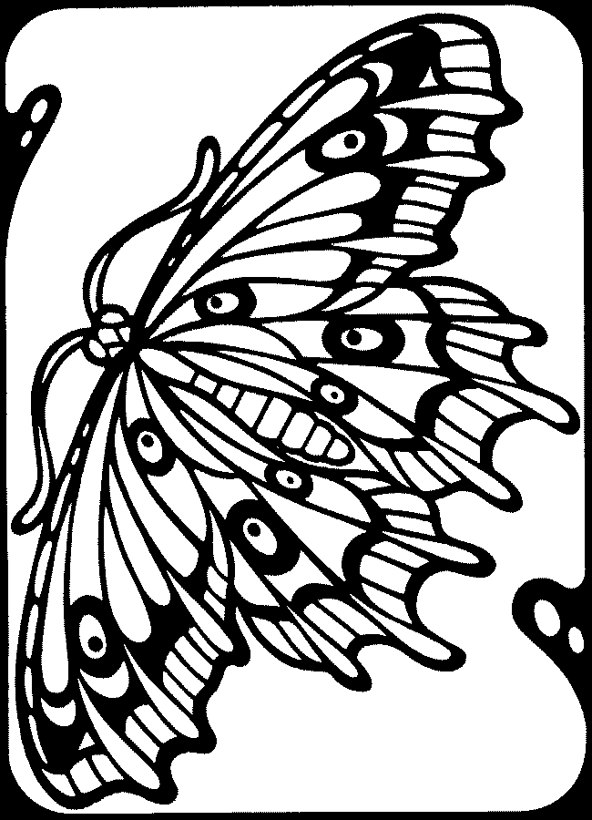 papillon_17.gif - Dessins papillon à colorier