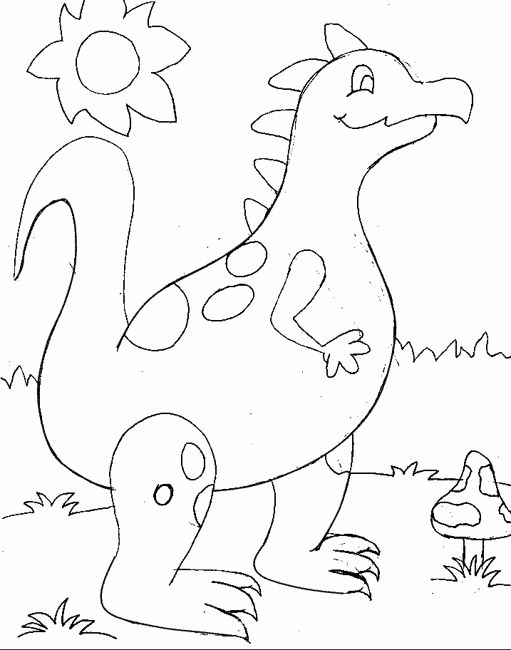 dragon016.gif - Dessins dragon à colorier