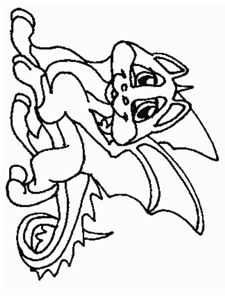 dragon024.gif - Dessins dragon à colorier