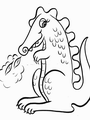 Dessins à colorier gratuits dragon