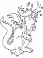 Dessins à colorier gratuits dragon