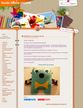 Guide Loisirs Creatifs, activités manuelles pour vos enfants