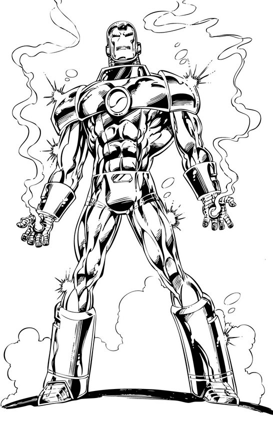 ironman007.gif - Dessins ironman à colorier