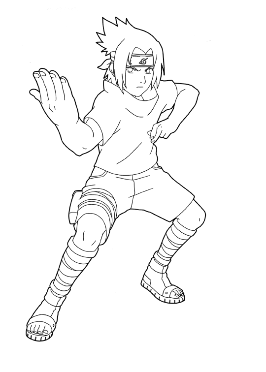 naruto_02.gif - Dessins naruto à colorier