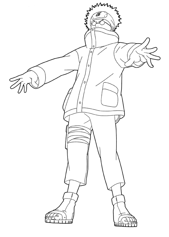 naruto_10.gif - Dessins naruto à colorier