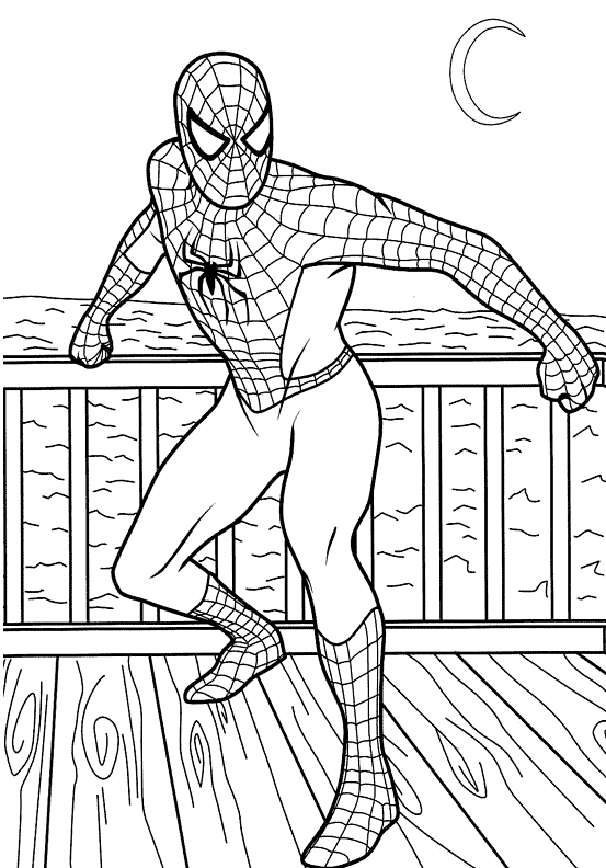 spiderman_04.gif - Dessins spiderman à colorier
