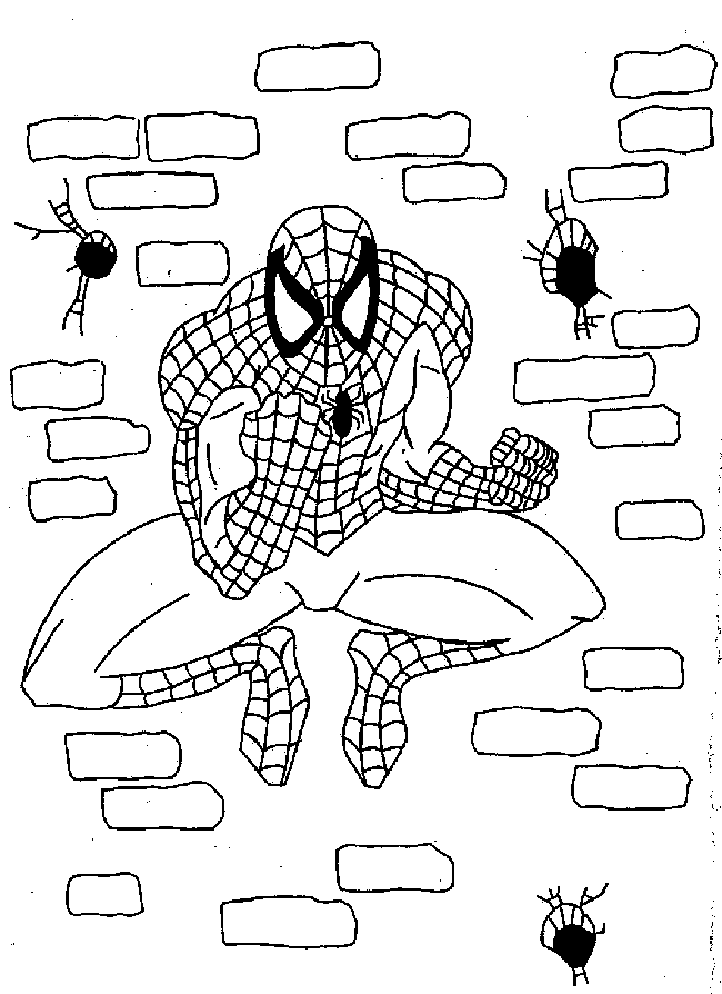 spiderman_07.gif - Dessins spiderman à colorier