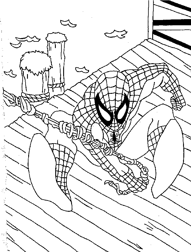 spiderman_08.gif - Dessins spiderman à colorier