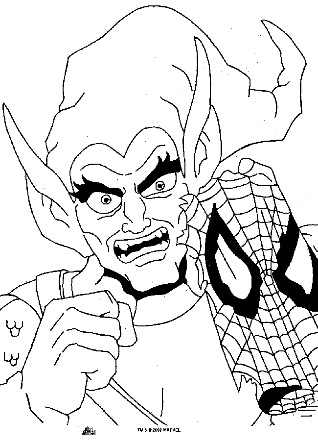 spiderman_10.gif - Dessins spiderman à colorier