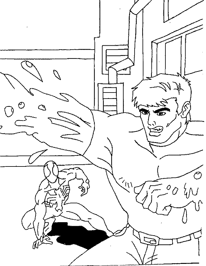 spiderman_16.gif - Dessins spiderman à colorier